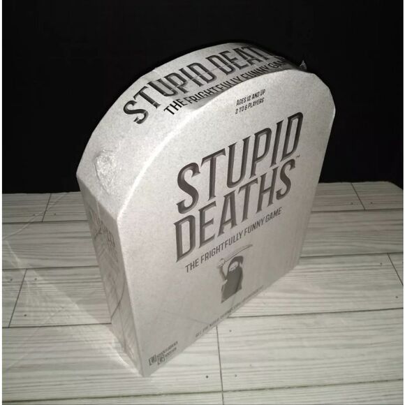 Stupid Deaths - University Games - Frightfully Funny Game - New Sealed - Picture 1 of 6